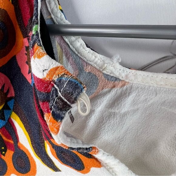 MINKPINK tank top cropped Aztec Multicolor Geometric Crop Top - Picture 9 of 10